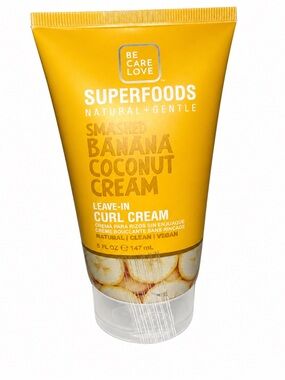 Be Care Love Superfoods Banana Coconut Leave-In Curl Cream 5oz NEW
No box